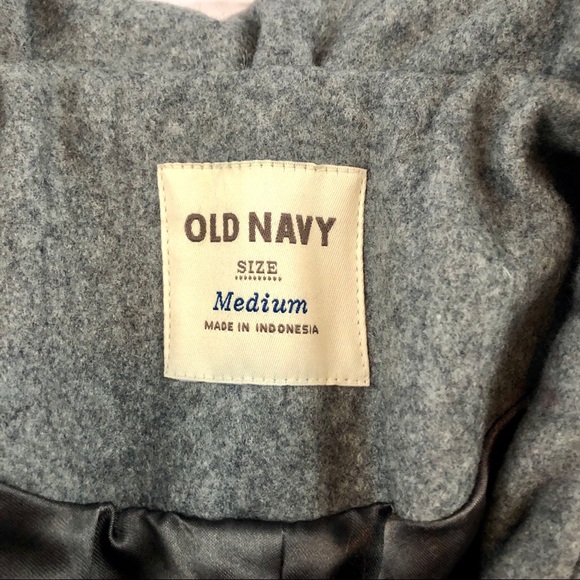 Old Navy Wool Blend Peacoat Sz M (Item #294) - Picture 3 of 4